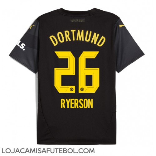 Camisa de Futebol Borussia Dortmund Julian Ryerson #26 Equipamento Secundário 2024-25 Manga Curta